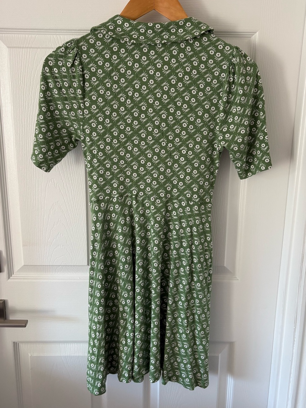 Boden Women's Green Fixed Wrap Jersey Dress Size 6P - Picture 3 of 5